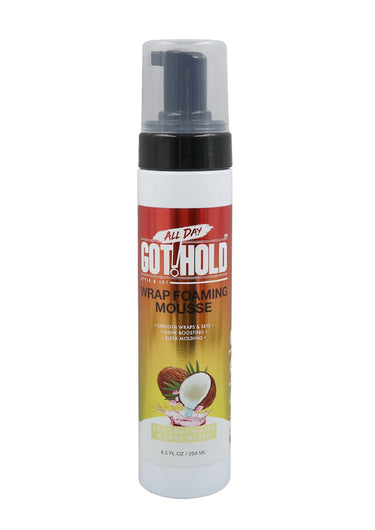 ALL DAY GOT HOLD Wrap Foaming Mousse (8.5oz)
Sareya Beauty Supply store in Calgary Alberta Canada